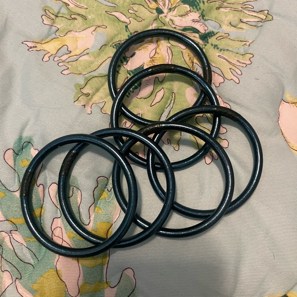 BuDhaGirl teal bracelets (6)